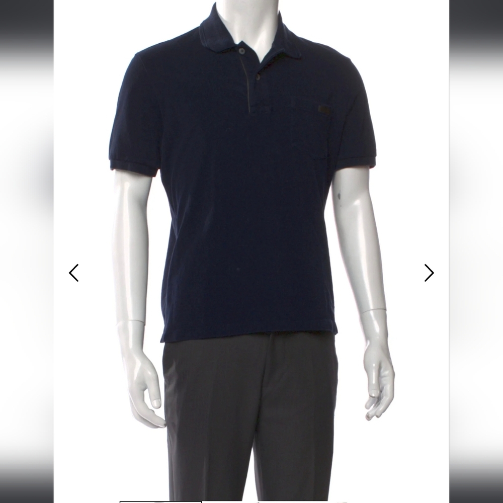 Gucci Dark Blue Polo Shirt for Men
